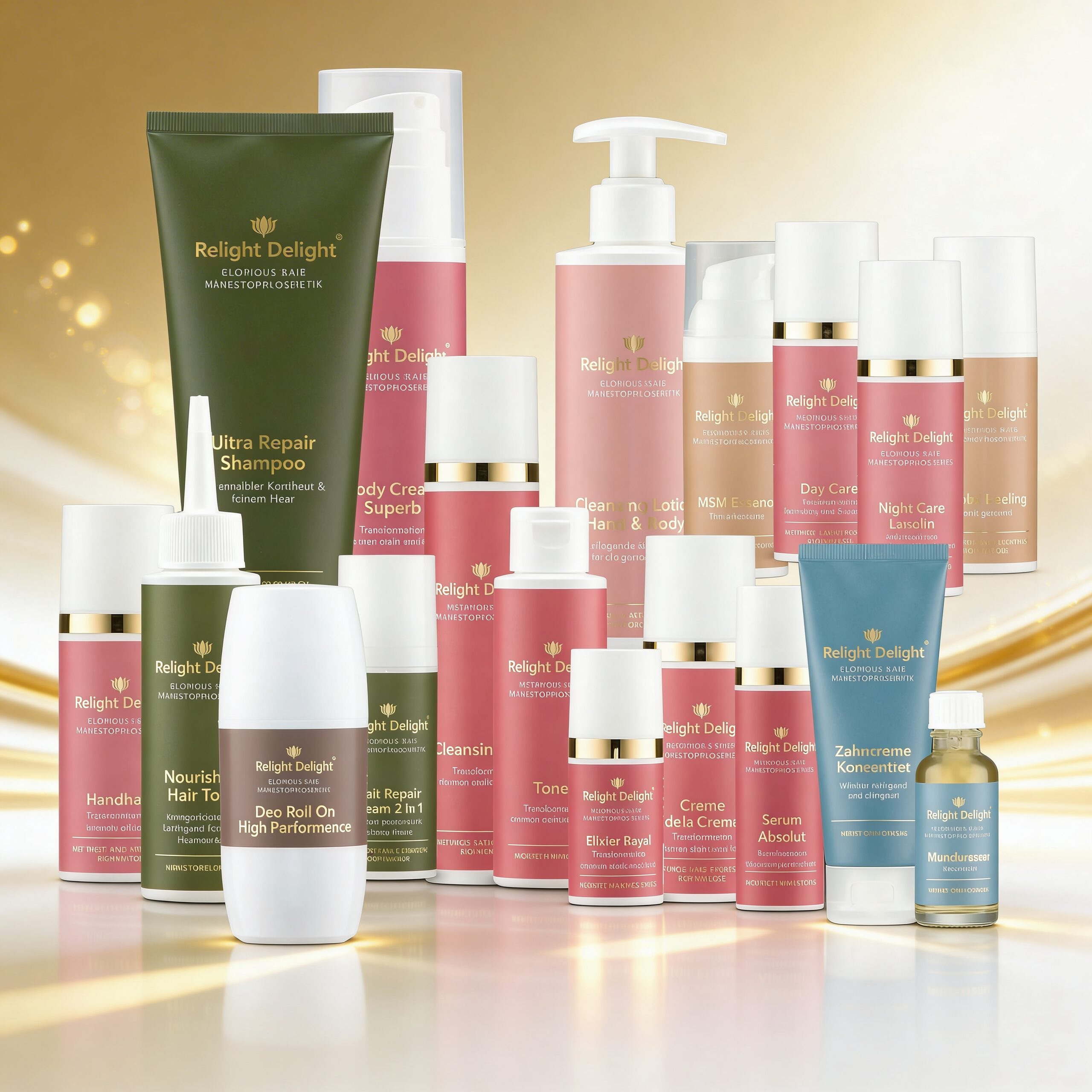 Premium Pflegeset - ROYAL - partiell frei von Parfüm