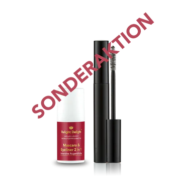 MASCARA & EYELINER 2 in 1 mit Wimpernbürstchen ( Sonderaktion )